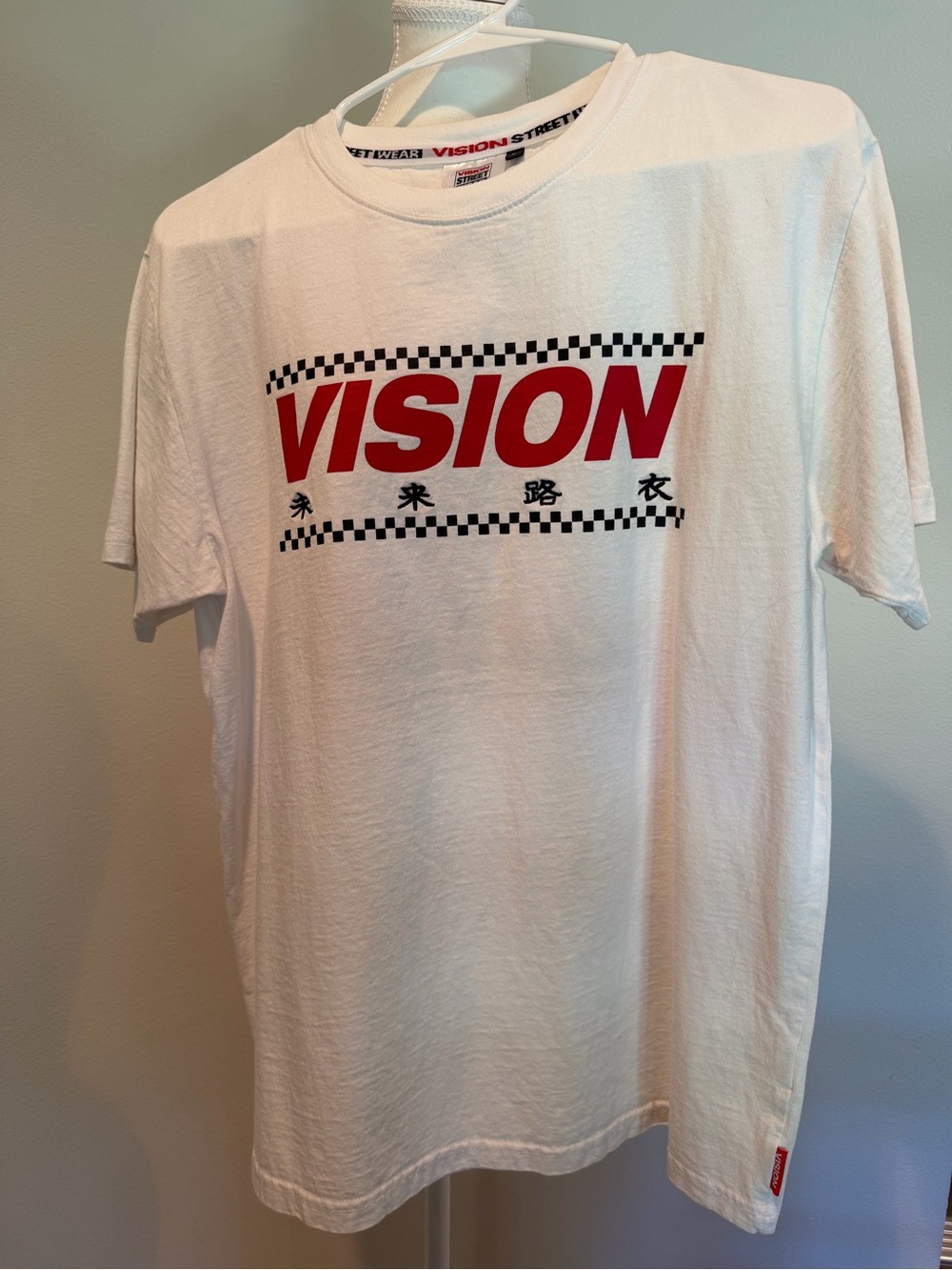 Vision Graphic Short Sleeve Tee - White/Red